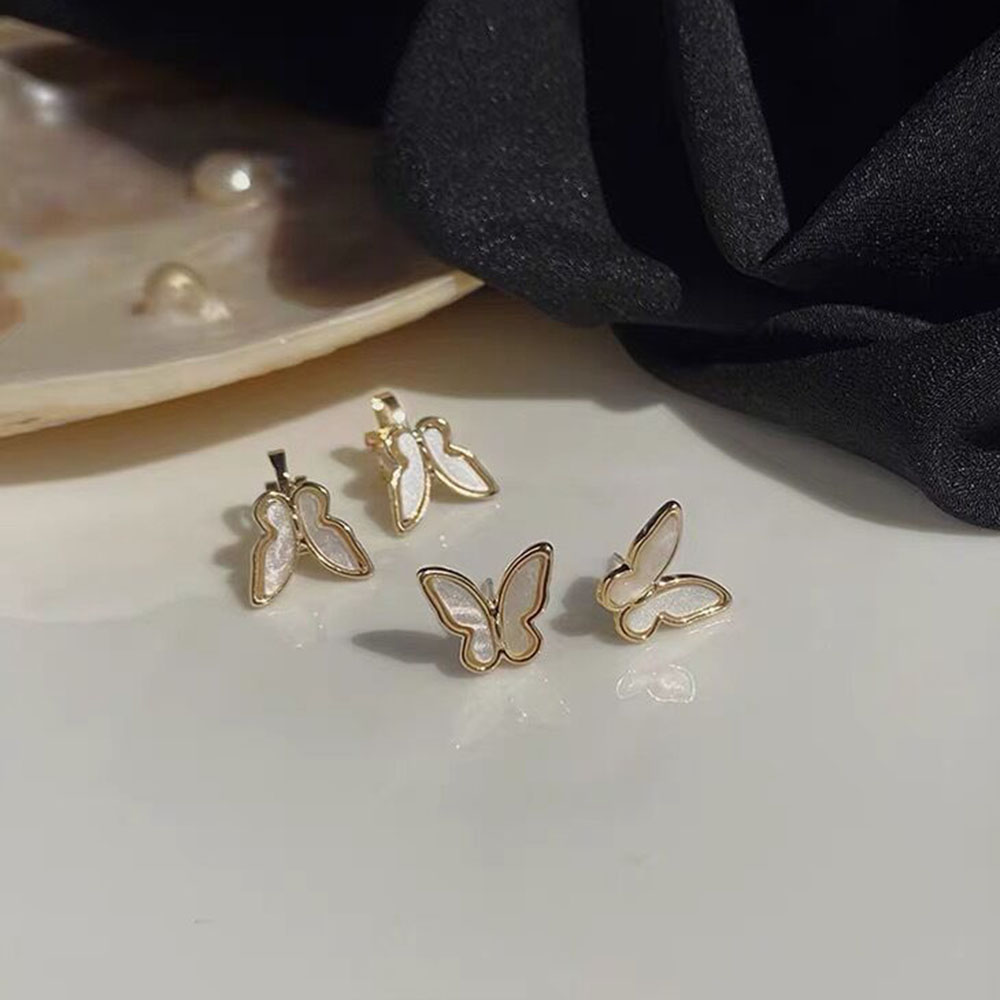 Hoa tai hình bướm hợp thời trang cho nữ Yanqueens Trang sứ Quà tặng