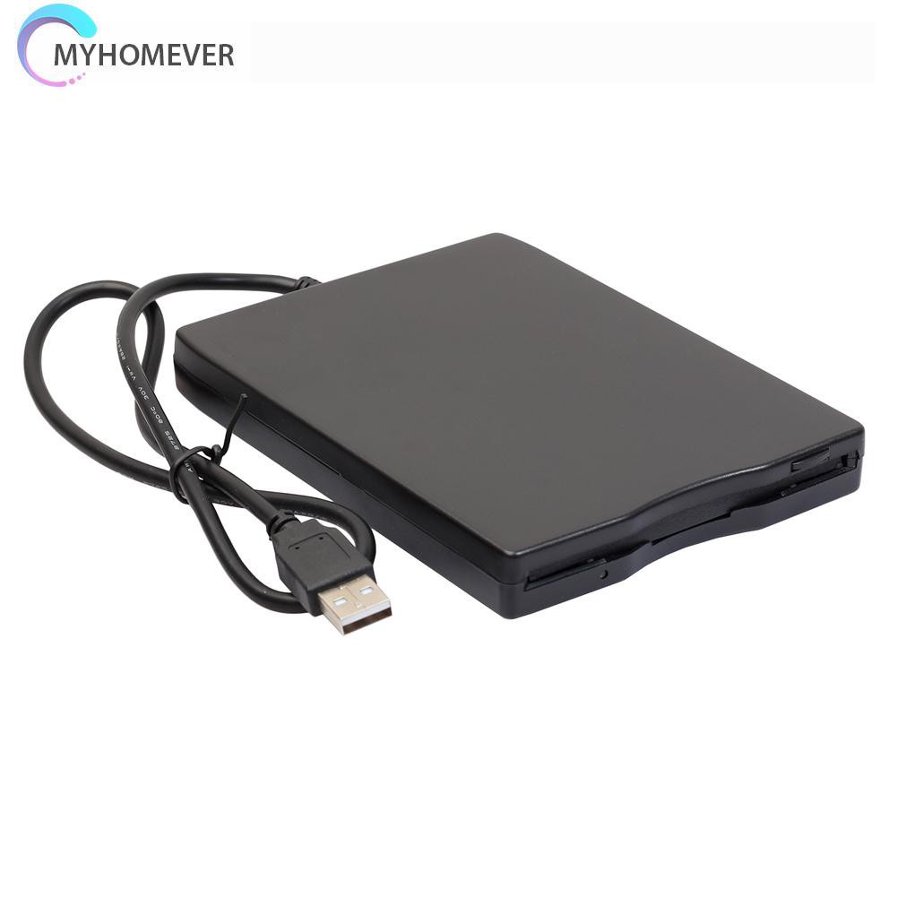 myhomever 1.44Mb 3.5&quot; USB External Portable Floppy Disk Drive Diskette FDD for Laptop