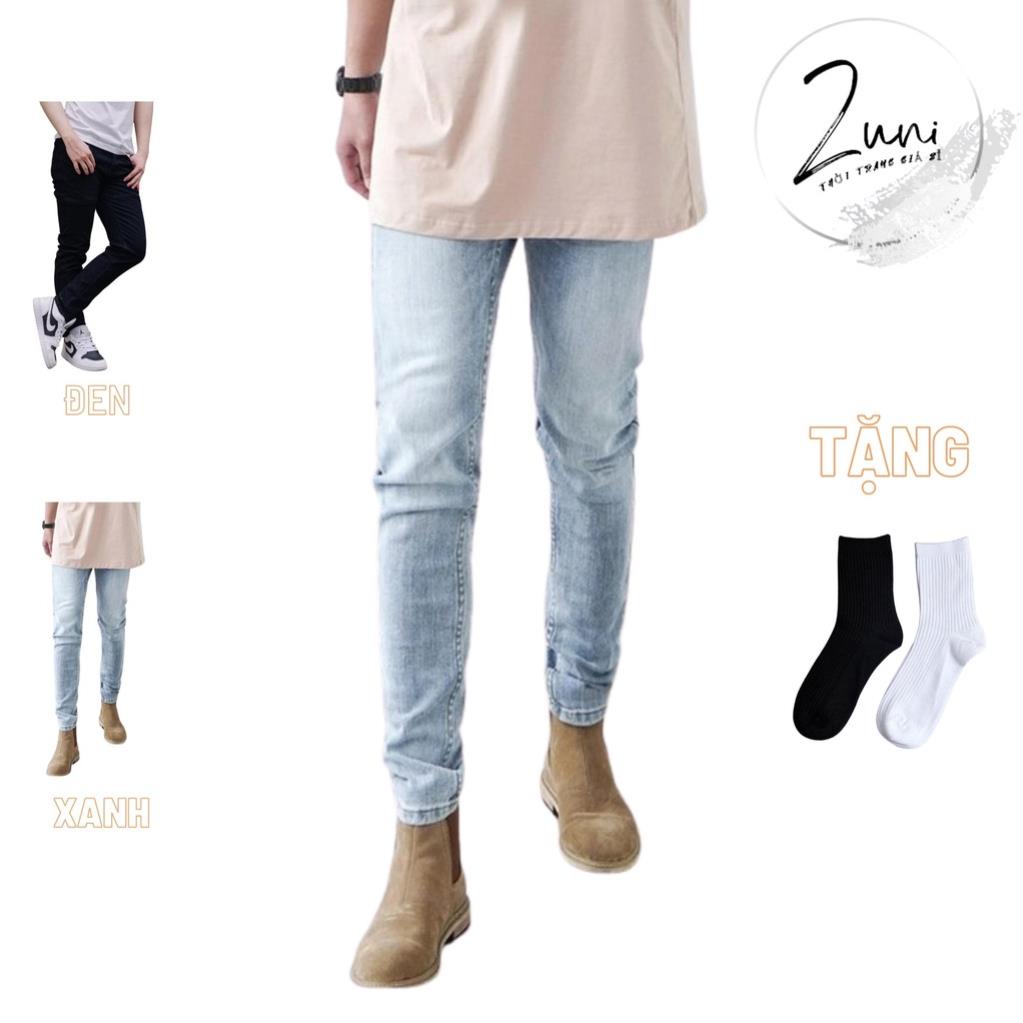 . .. Quần jean nam xanh nhạt ✅ Quần jean xanh nam ✅ Dáng skinny TRENDYSTORE #5678 . ...