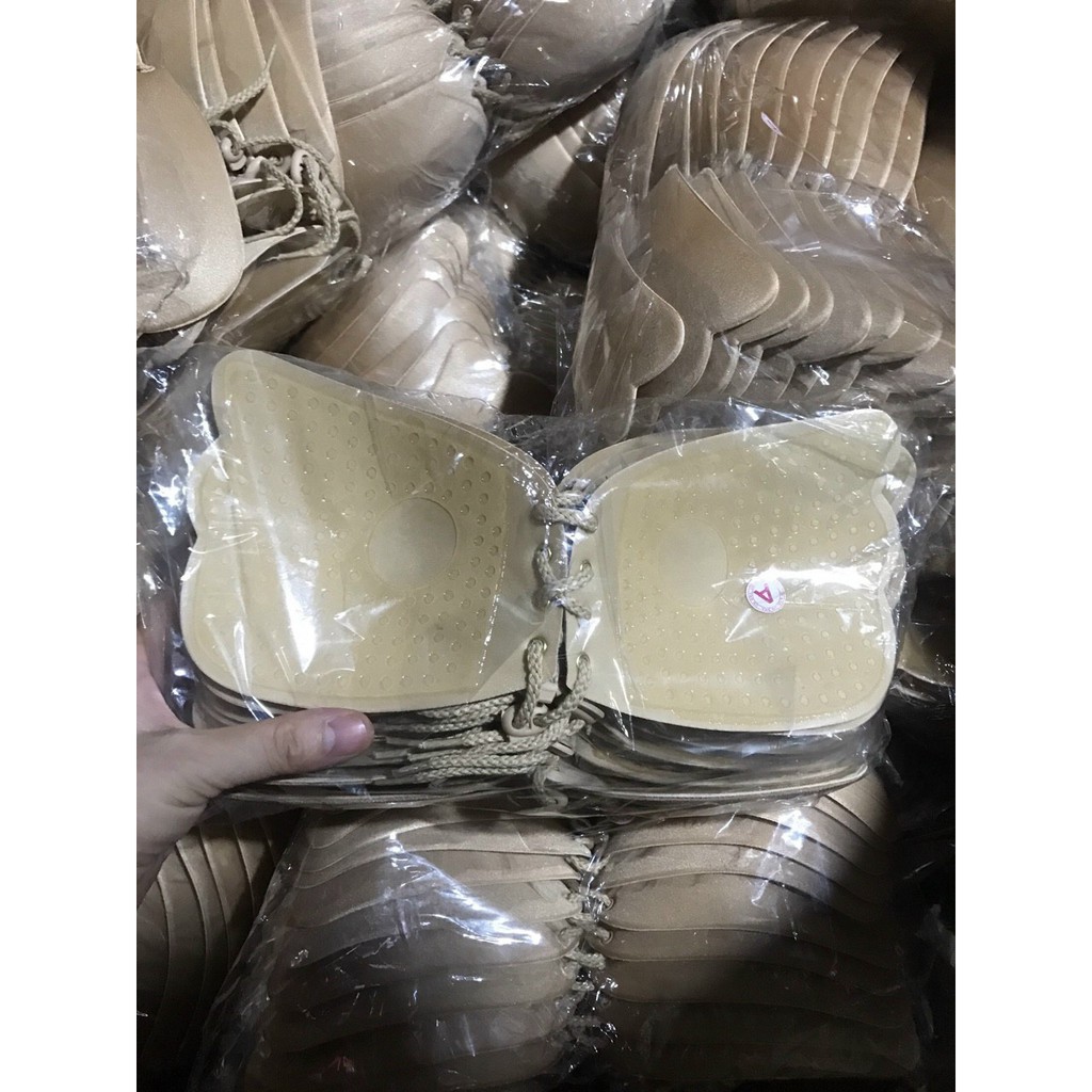 Áo Dán Ngực Cánh Tiên Có Dây Rút, Miếng Dán Nâng Ngực 3cm