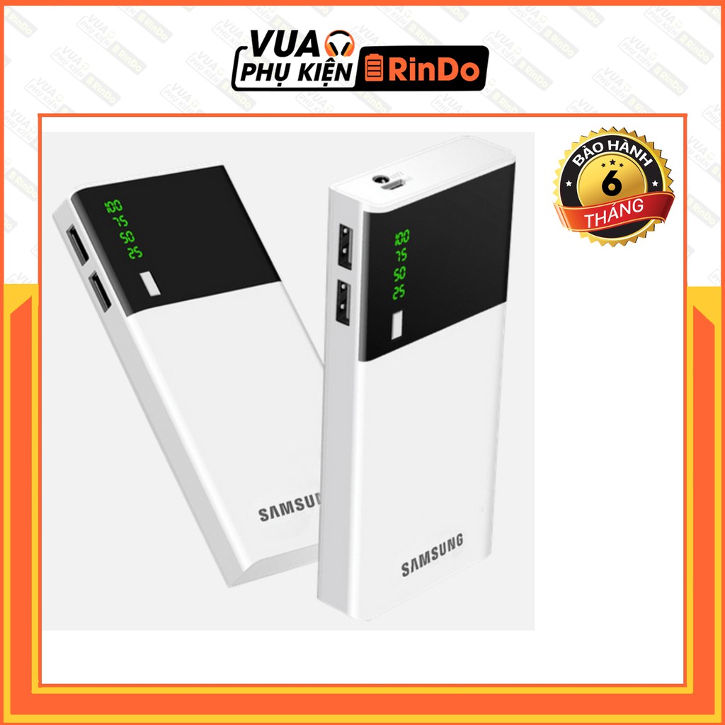 ✅Sạc dự phòng Pin Dự Phòng 30000 mAh✅ 2 cổng USB Sạc nhanh,màu trắng nhỏ gọn tiện lợi Tích Hợp Sạc Nhanh Fast Charge