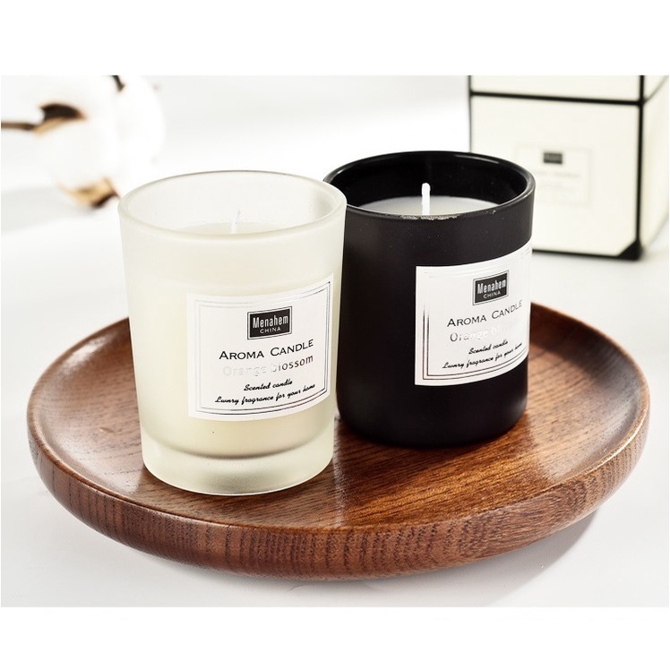 Nến thơm phòng cao cấp không khói Aroma Menahem đốt liên tục 12 giờ