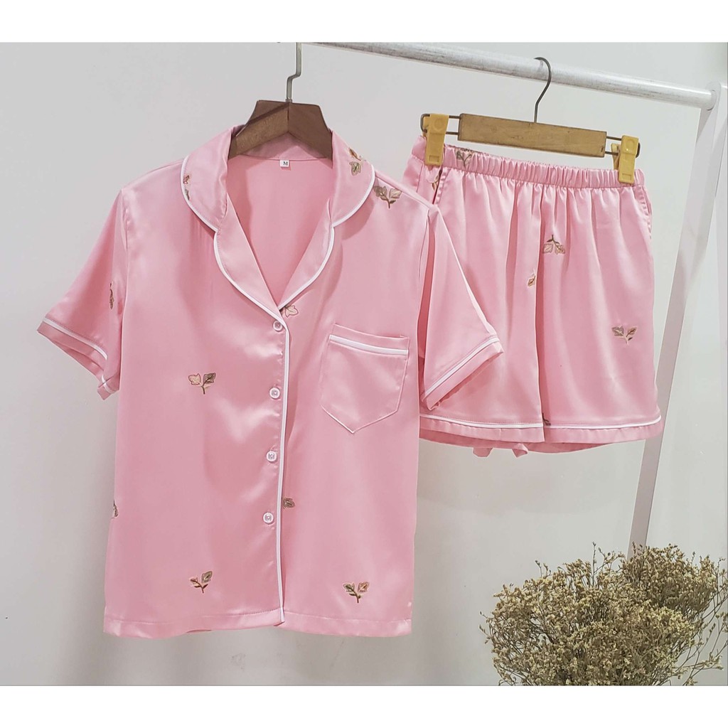 [Mã FATHANG5 giảm 10K đơn 50K] [GIẢM GIÁ]ĐỒ BỘ PIJAMA MẶC NHÀ[Ảnh thật- Hàng thiết kế] vải lụa satin gấm cực sang | BigBuy360 - bigbuy360.vn