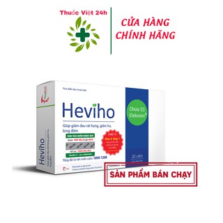 Viên Uống Heviho - Hỗ trợ làm giảm tình trạng viêm ở người bị viêm đường hô hấp