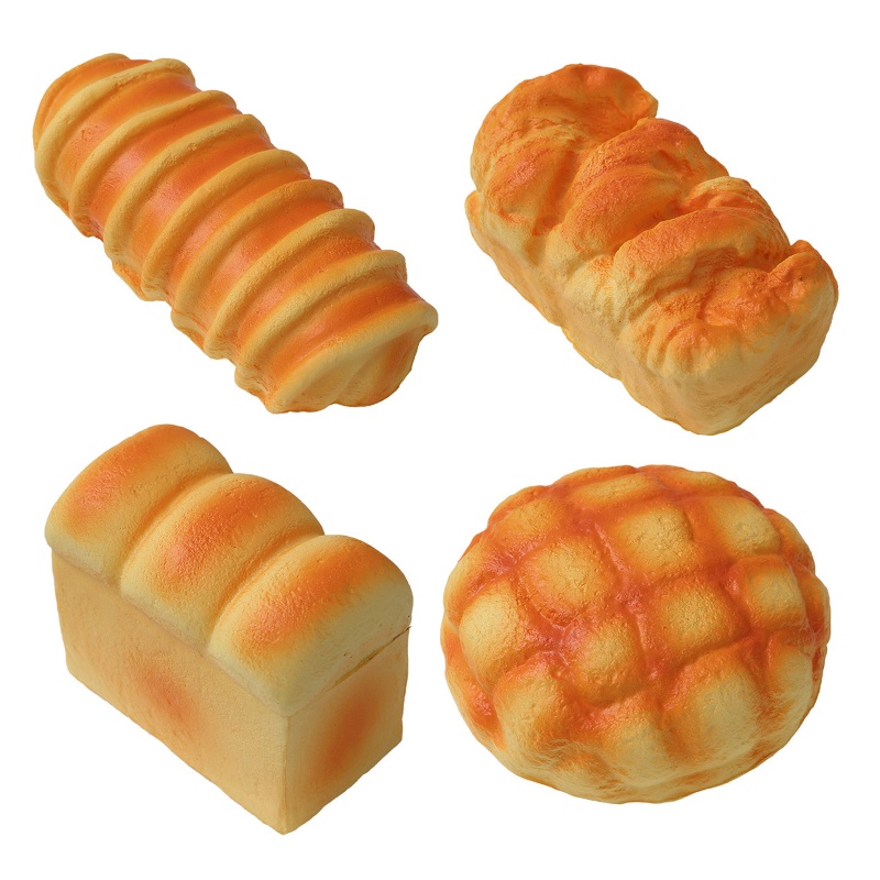 Đồ Chơi Mô Hình Bánh Mì 4 &quot;Dùng Làm Đạo Cụ Chụp Ảnh Cho Trẻ Em