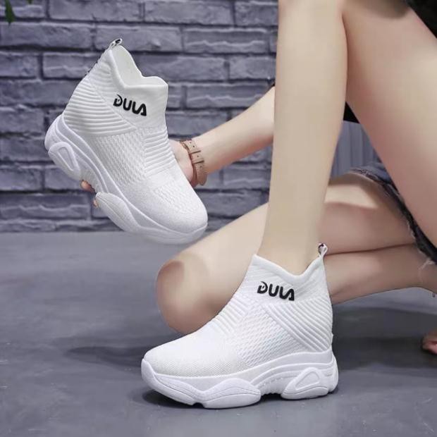 Giày thể thao thời trang độn đế 8cm Dáng lười đẹp hàng Quảng Châu