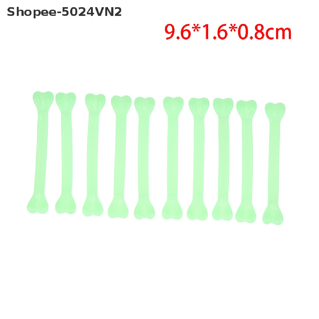 [Mới &amp; Halloween &amp; Halloween] Set 10 Xương Nhựa Đáng Sợ Trang Trí Tiệc Hóa Trang
