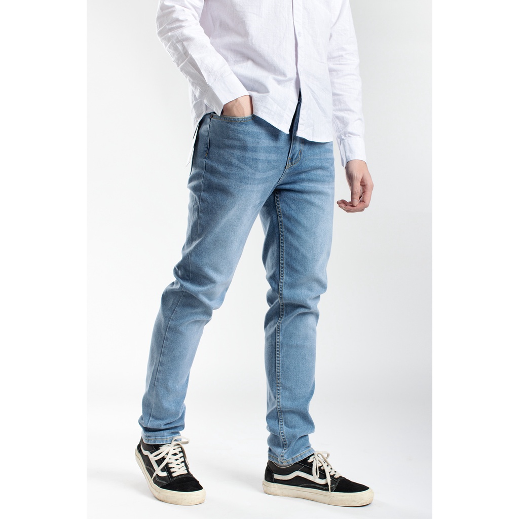 [Mã FAMALLT5 giảm 15% đơn 150K] Quần Jean dài màu xanh nam cao cấp Lados - 14048, HÀNG CHÍNH HÃNG, Form đẹp | BigBuy360 - bigbuy360.vn