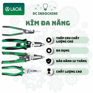 Kìm mỏ nhọn, kìm điện, kìm cắt, kìm chết đa năng LAOA chuyên dụng, thép Cr-V chất lượng cao, hàng chính hãng