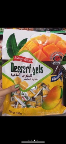 KẸO 358gr DESSERT GELS MANGO FLAVOR