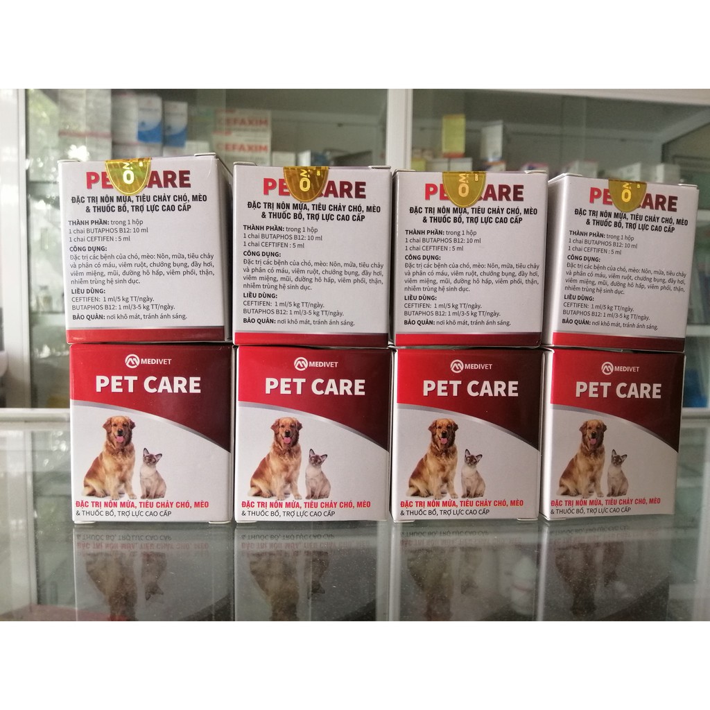 pet care (đặc trị nôn mửa tiêu chảy chó mèo)