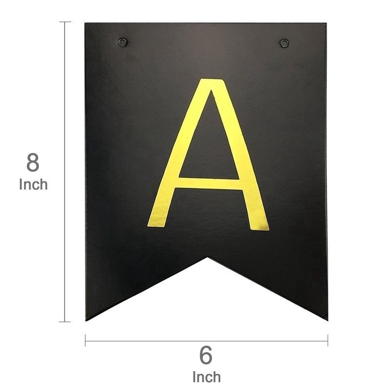 Bong BóNg GiấY MàU Đen Và VàNg Trang Trí TiệC Sinh NhậT