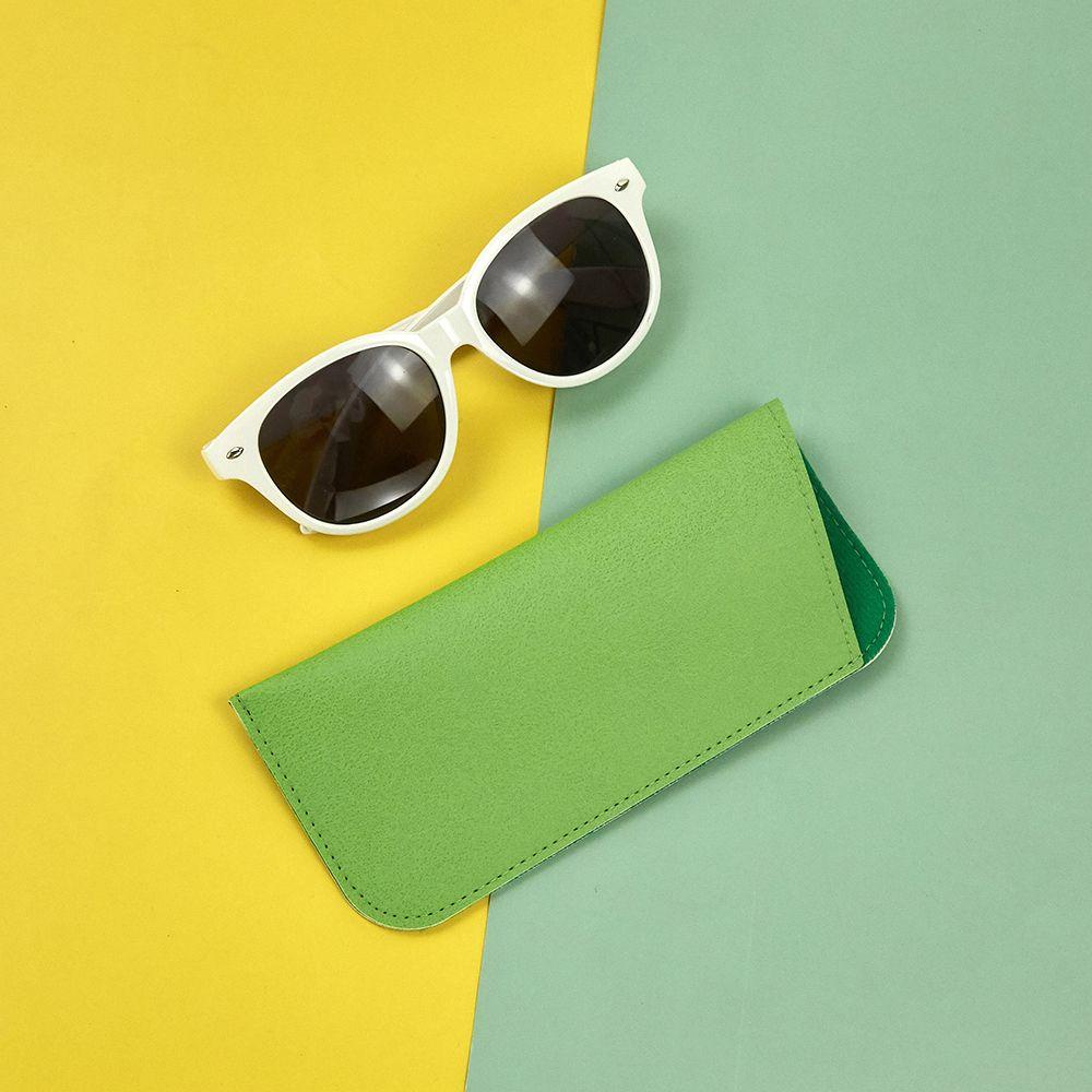 Túi Da Đựng Mắt Kính Màu Trơn Đa Năng Tiện Dụng Ốp