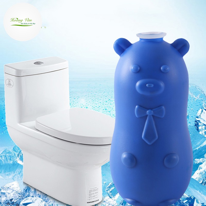 [Combo 02 chai] Thả bồn cầu hình heo giúp khử mùi diệt khuẩn hiệu quả