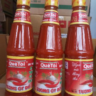 Tương ớt Đỏ MISA NEW chai 500ml (tem mới Misa new)