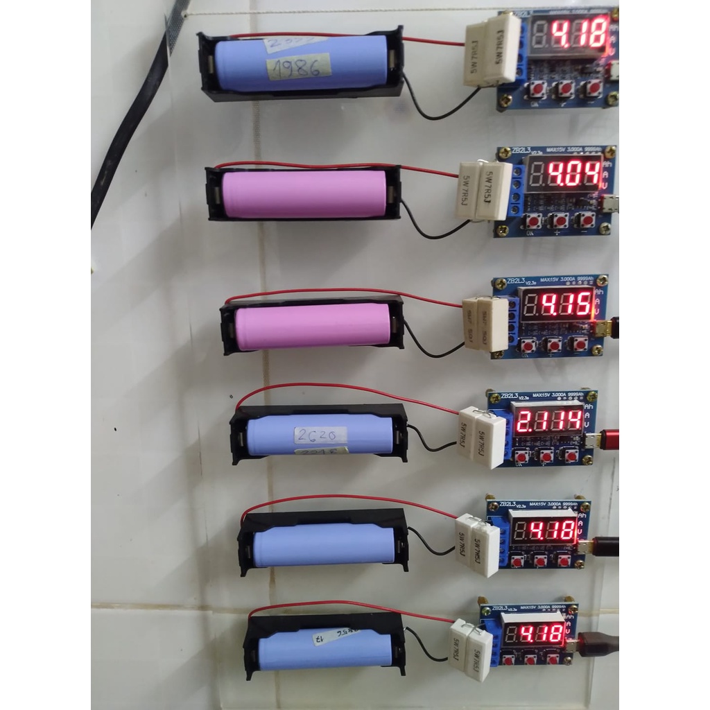 Mạch Test Dung Lượng Pin Lithium Li-on 18650 / 32650 Kèm Trở Sứ Công Suất  ( 1.2-12V, 0-3A) ( ZB2L3 | HW-586 )