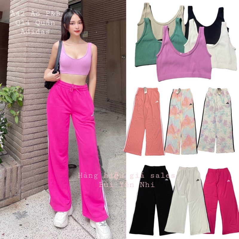 Quần ống rộng Adidas