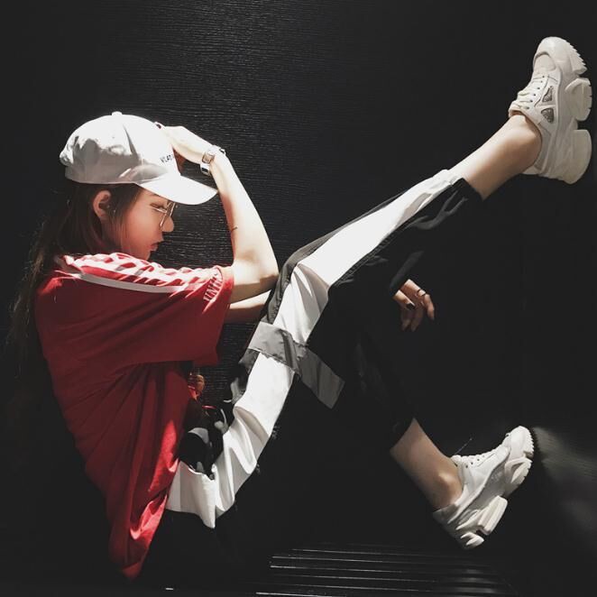Quần Jogger Phong Cách Hip Hop Cá Tính Dành Cho Nữ
