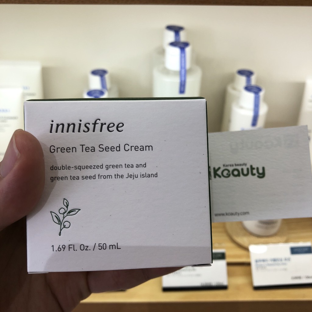 Kem dưỡng ẩm hạt trà xanh Innisfreen Green tea Seed Cream 50ml