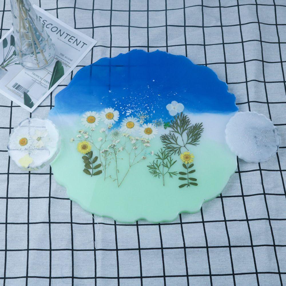 KRNY Khuôn Đúc Resin Epoxy Pha Lê Thả Keo Lớn DIY