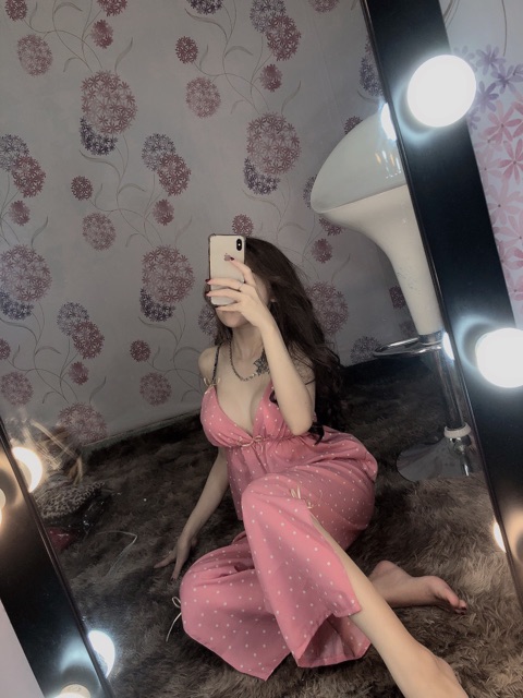 Set Ngủ Sexy Hoạ Tiết Chấm Bi , Da beo Hàng Cao Cấp Siêu Đẹp(Hình thật Sp) | BigBuy360 - bigbuy360.vn