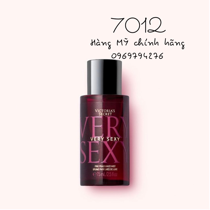 Chính hãng-Xịt toàn than Victoria Secret Very Sexy 75ml