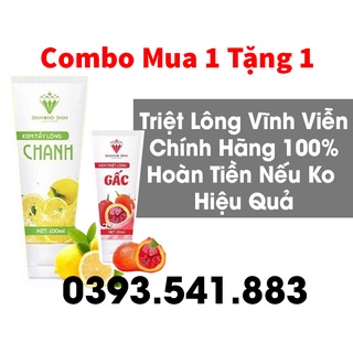 Kem Tẩy Lông Chanh Gấc Hoa Quả Triệt Lông Vĩnh Viễn Bảo Hành Cam Kết