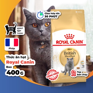 Thức ăn hạt Royal Canin British Shorthair Adult cho mèo anh lông ngắn trưởng thành [Túi hãng 400g]