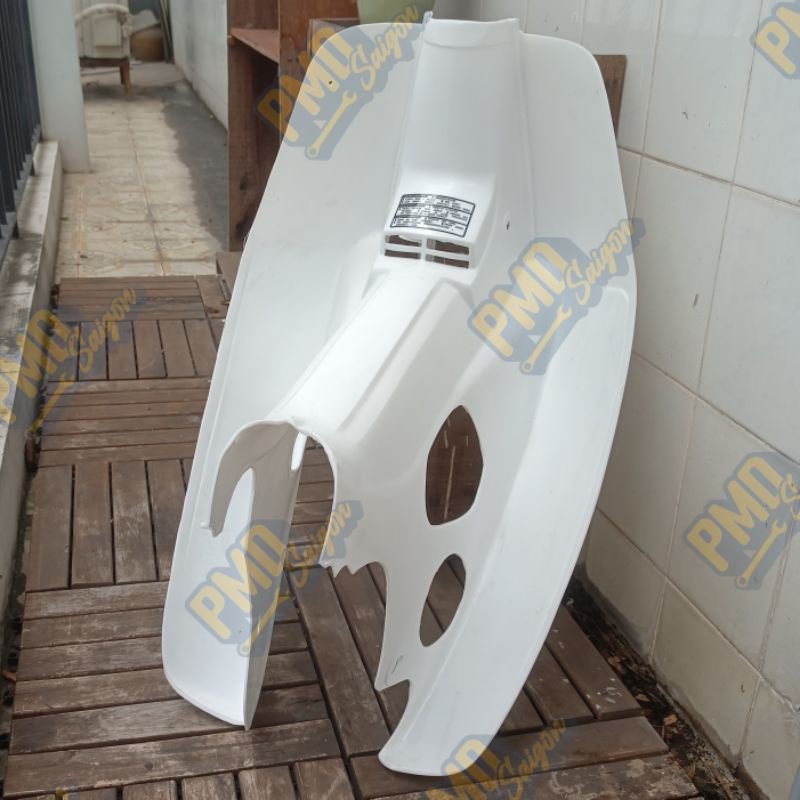 Bửng  xe cub82 có đề đèn vuông màu trắng