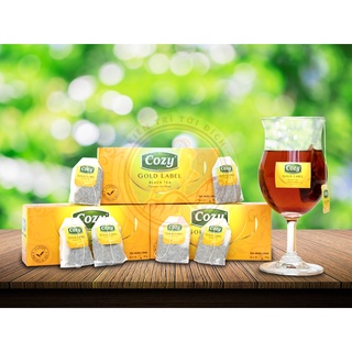 Trà đen cozy nhãn vàng 50g - cozy gold label black tea