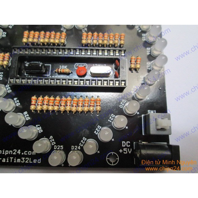 Bộ DIY LED Trái Tim 32 LED - [Chọn Loại] | BigBuy360 - bigbuy360.vn