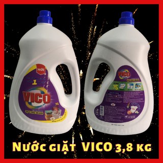 Nước Giặt VICO 3,8kg - Siêu Sạch,Trắng, Bền Màu