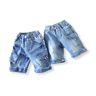 Quần jeans đùi, bò mềm bé trai từ 8kg đến 25kg