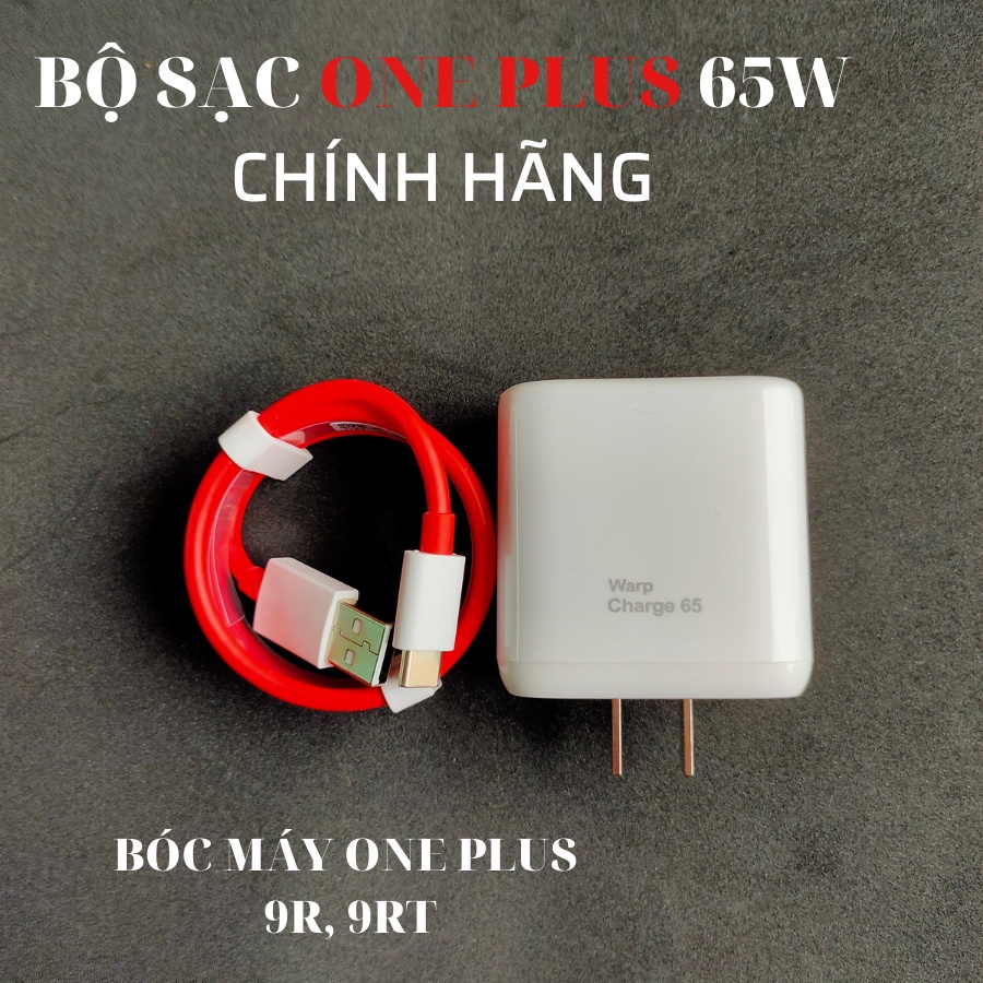 Bộ Sạc Nhanh cho OnePlus 65W,80W,100W,150W - Warp Charge 6.5A USB to Type-C cho OnePlus 8T/ 9/ 9R/ 9 Pro hàng bóc máy 9R