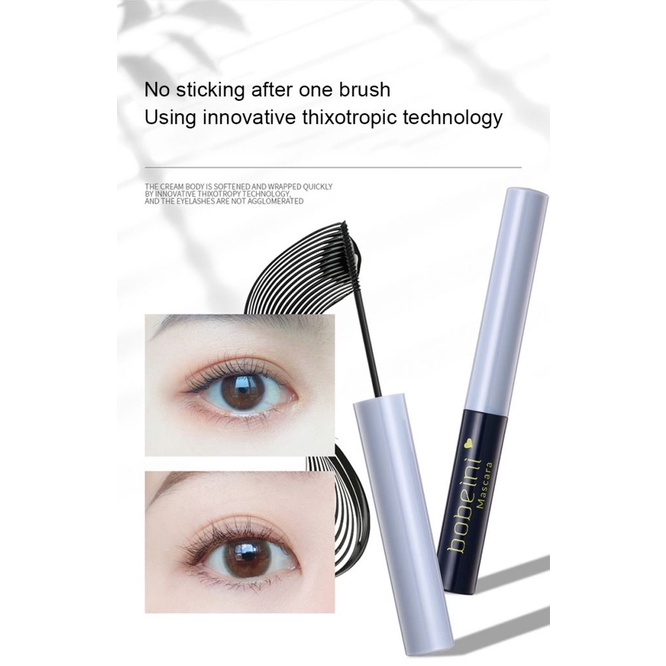 Mascara đầu cọ nhỏ chống nước lâu trôi không lem giúp tạo hàng mi dài cong và dày tự nhiên | BigBuy360 - bigbuy360.vn