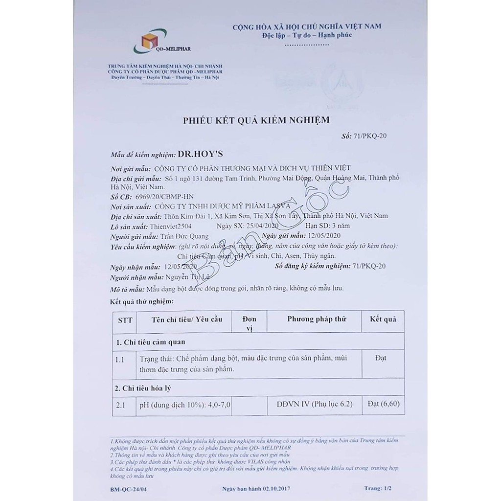 Trị Hôi Nách Hôi Chân-Dr Hoys-Khử Sạch Mùi và Khô Thoáng suốt 48h | BigBuy360 - bigbuy360.vn