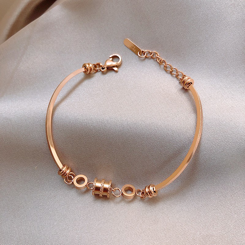 Vòng Đeo Tay Bằng Thép Titan Thiết Kế Đơn Giản Thời Trang Cho Nữ | BigBuy360 - bigbuy360.vn