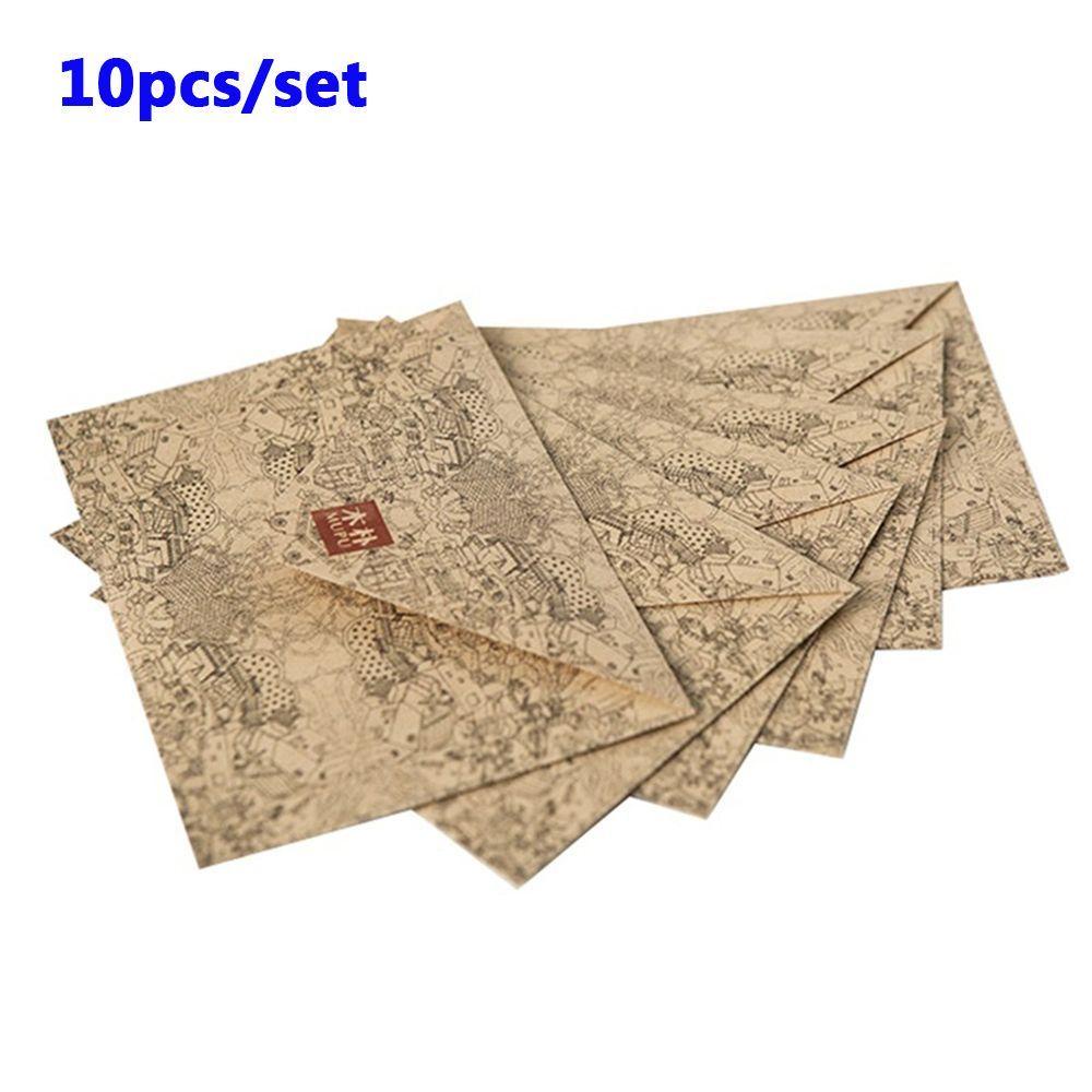 PEWANY Vỏ Giấy Kraft Đựng Thiệp Chúc Mừng Văn Phòng
