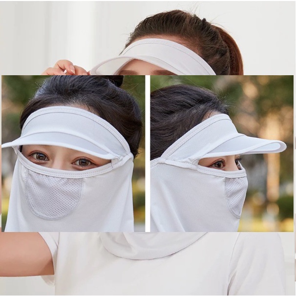 Khẩu trang Ninja bịt mặt, che cổ, che mặt, thông hơi, thoáng khí, chống nắng, vải thun, nhẹ, mát - trùm đầu