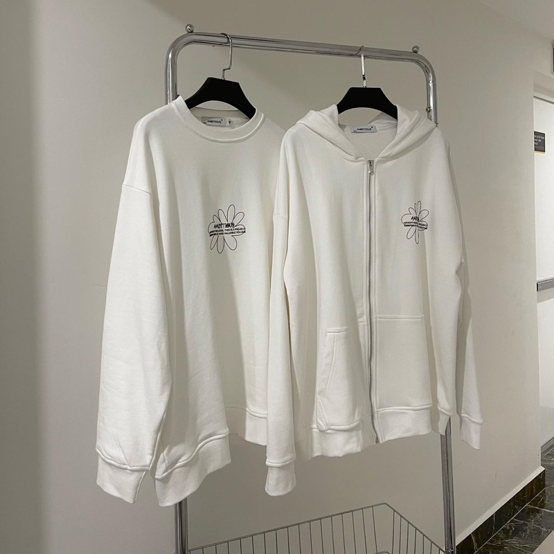 Áo khoác “Hoodie zip” và áo “Sweater” AMBITIOUS