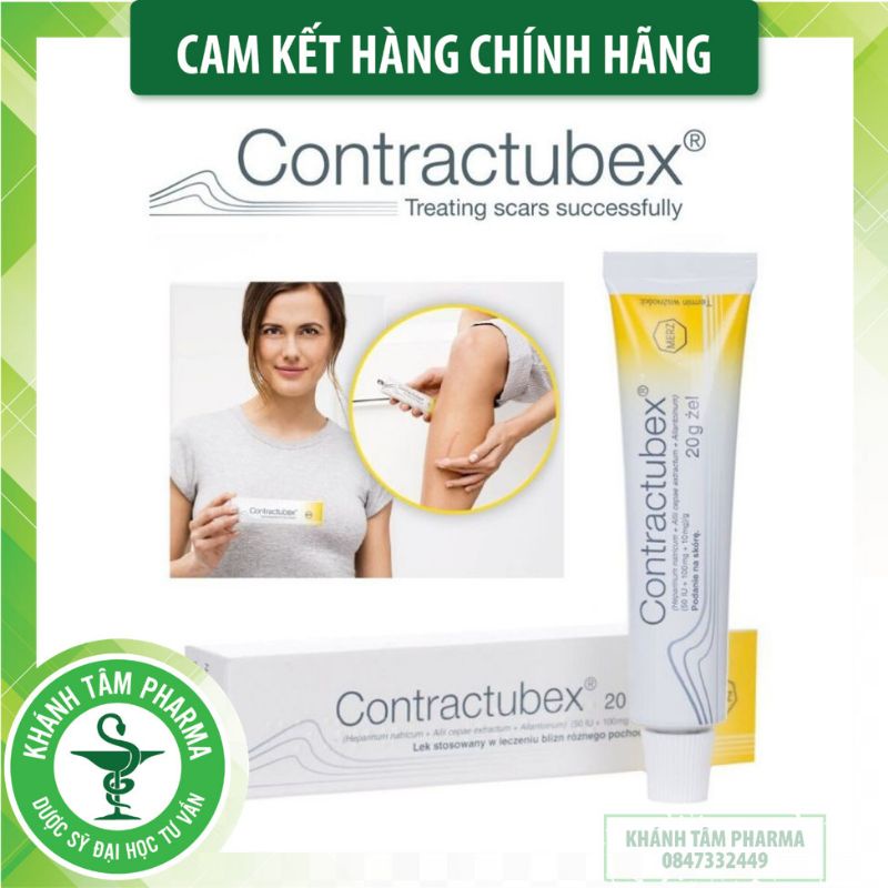 CONTRACTUBEX (50g) KEM BÔI SẸO 50g - CÔNG TY NHẬP KHẨU CỦA ĐỨC