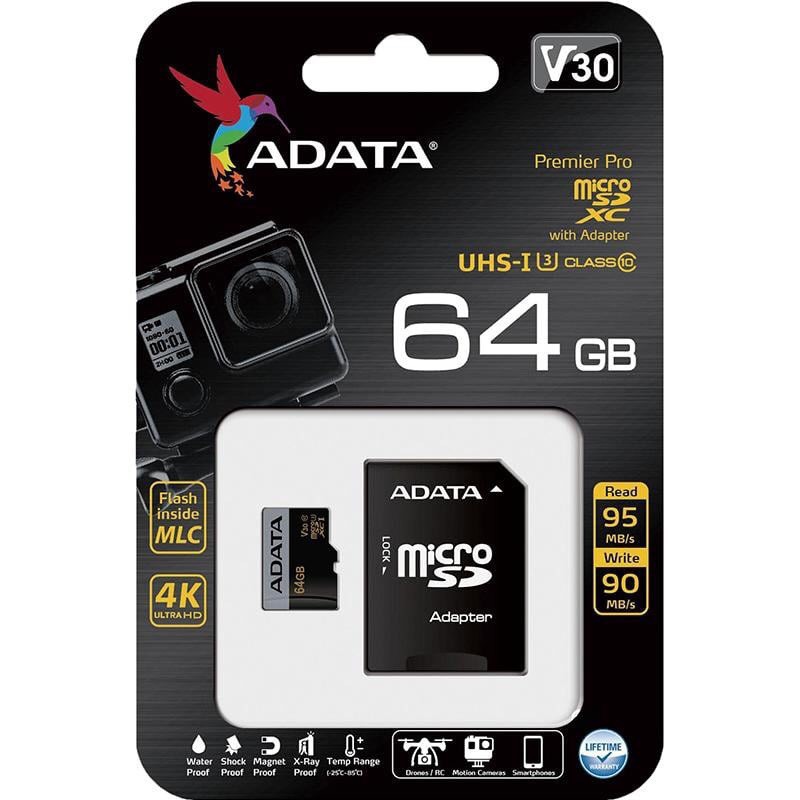 Thẻ nhớ MicroSD 16GB/32G/64GB/128GB ADATA Box Class10 + Adapter chính hãng bảo hành 2 năm 1 đổi 1