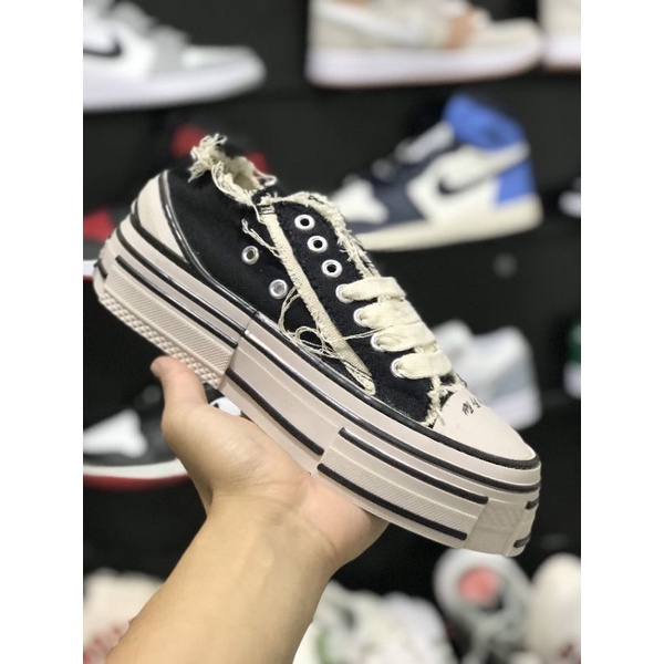 Full box giày Xveseel đế gỗ siêu hot