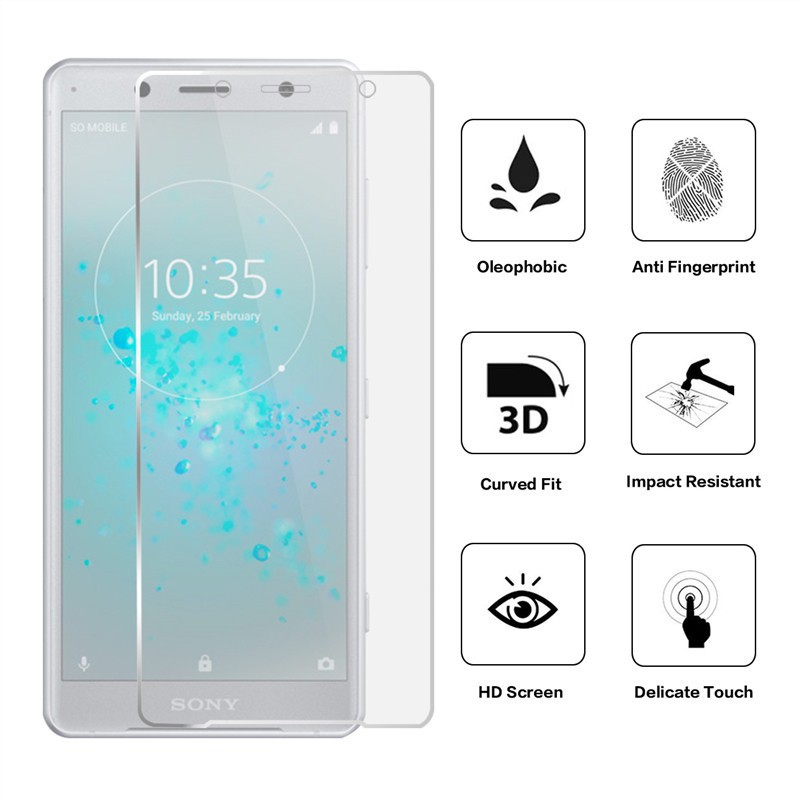Kính cường lực chống trầy dành cho Sony Xperia xz2