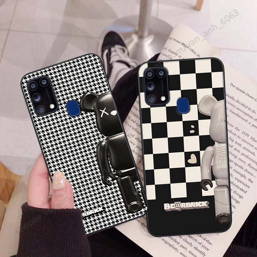 Ốp lưng Samsung M31 ốp điện thoại hình bearbrick, new york, thể thao