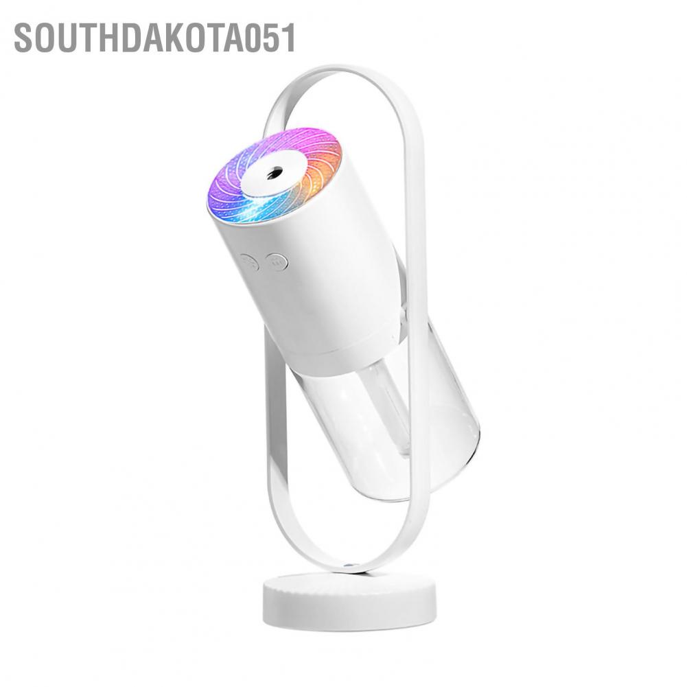 [Hàng Sẵn] Máy phun sương tạo độ ẩm không dây nhiều màu sắc xoay 360 Sạc USB với đèn chiếu cho văn phòng ô tô tại nhà【Southdakota051】
