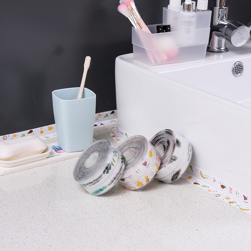 Cuộn Băng Keo Trong Suốt Chống Nấm Mốc/Thấm Nước Cho Bồn Rửa/Nhà Bếp/Phòng Tắm 100x3.8cm