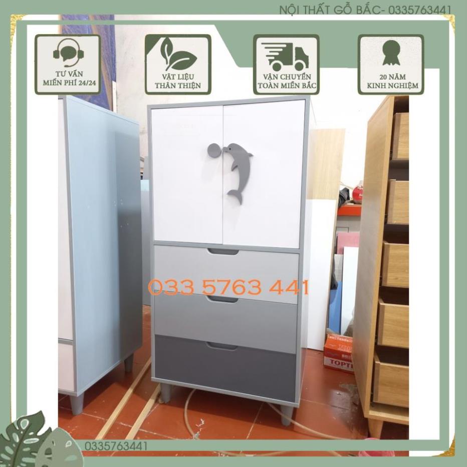 Tủ quần áo trẻ em thiết kế đáng yêu - kích thước đa dạng - ảnh thật tại xưởng - inbox chọn mẫu