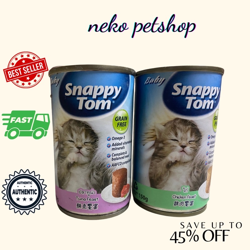 Pate mèo con snappy tom
