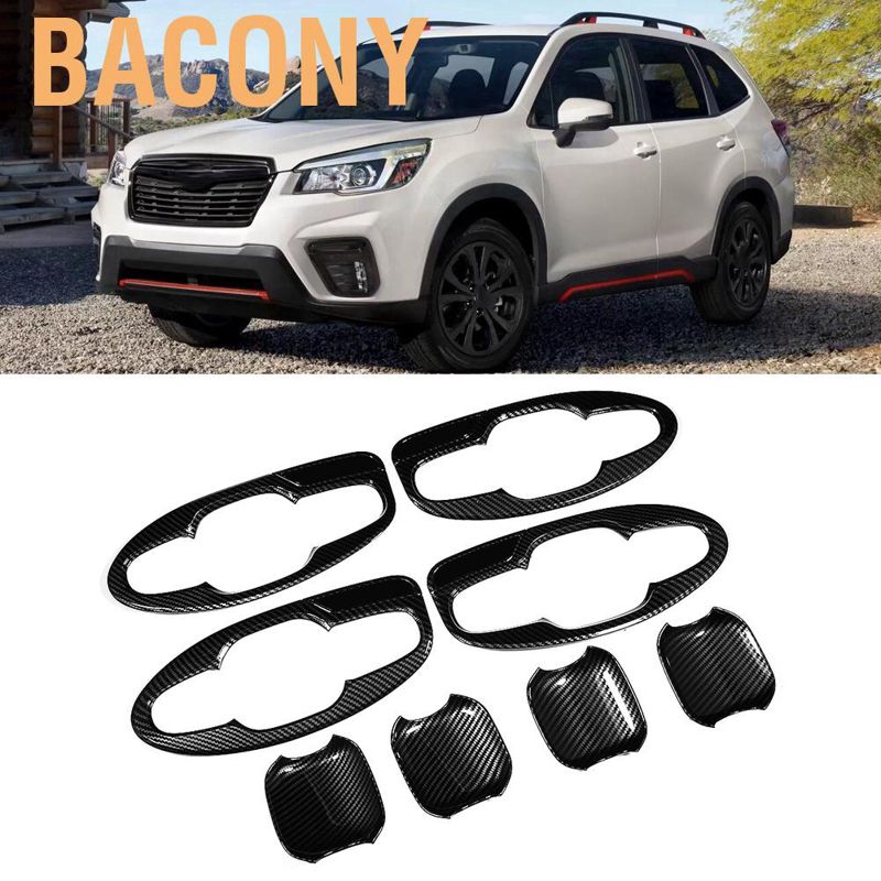 Set 8 Ốp Tay Nắm Cửa Xe Ô Tô Subaru Forester Sk 2019
